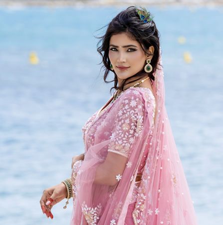 Cannes 2026: Bigg Boss 17 Fame Soniya Bansal Makes Striking Debut In Radha Rani-Inspired Ensemble, Blends Spirituality With Couture Elegance