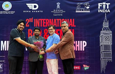 Top Leading Lawyer V. K. Dubey, Chairman Of Vkdl Npa Advisory Council, Receives Distinguished Honour At The 2nd International Bar & Bench Badminton Championship In London