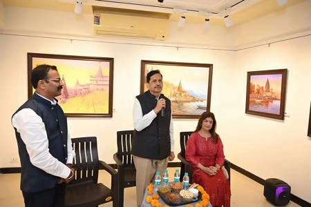 “ATHANG” Solo Show Of Paintings By Well-Known Artist Vinod Kore In Jehangir Art Gallery